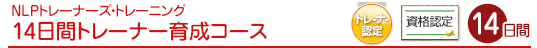 NLPトレーナーズ・トレーニング 20日間トレーナー育成コース